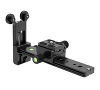 Supporto per teleobiettivo Lanxire piastra lenta supporto per messa a fuoco lunga scarpa rapida con filettatura a vite da 1/4, 3/8 "per testa a sfera treppiede DSLR