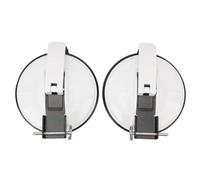 Supporto per ten sole con chiusura a scatto, supporto stabile e robusto per piedino per ten sole T4 T5 T6 Beach T7 RV, supporto per piedino per ten sole in materiale ABS, (Bianco)