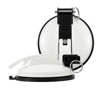 Supporto per tenda da sole, 2 pezzi, con ventosa, 14 cm, supporto per base per tenda da sole, camper, compatibile con Thule Fiamma Dometic, stabile base per tenda da sole, senza foratura, accessori da
