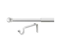 Supporto per tenda rotondo Ø 17-20 mm L 120-210 cm bianco Bianco
