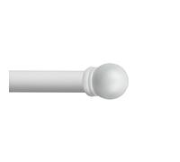 Supporto per tenda rotondo Ø 17-20 mm L 160-300 cm bianco Bianco