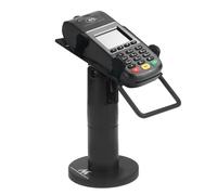 Supporto per terminale per carte Maclean MC-818 per dispositivi POS | Ruotabile di 270°, Inclinabile da +0° a -75°, larghezza regolabile, montaggio su tavolo | Supporto da tavolo terminale EC