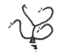 Supporto per Terza Mano, Supporto pcb Pinza Tavolo Strumenti 4 Braccio Flessibile Con Supporto PCB Rotante Scrivania Regolabile Per La Pittura Figurine