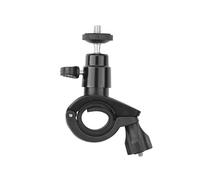 Supporto per testa bicicletta per Osmo Camera Staffa Manubrio Installazione Semplice Supporto stabile Dji Pocket 3/om 4/osmo Mobile 3/mobile 2 Durevole Nero