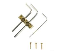 Supporto per testa della chitarra, in metallo, avvitabile, per chitarra western e chitarra elettrica, nero (oro)