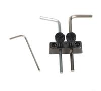 Supporto per testa della chitarra, in metallo, avvitabile, per chitarra western e chitarra elettrica, nero
