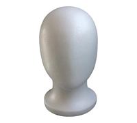 Supporto Per Testa Di Manichino In Schiuma, Testa Di Manichino Per Rifinitura Di Parrucche Senza Volto, Espositore Per Parrucche Senza Volto,per Esporre Cappelli, Sciarpe, Occhiali E Cuffie,27x15,2 Cm