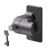 Supporto per testa doccia: supporto a parete regolabile per la testa della doccia | Soporrte della doccia manuale forte adesivo resistente, kit di montaggio e installazione del bagno senza