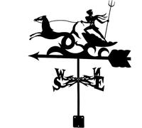 Supporto per tetto a banderuola per casale, indicatore di direzione del vento, staffa in metallo per esterni, per giardino, patio, cortile, cupola, ornamento decorativo