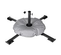 Supporto per tetto - robusto ancoraggio a pavimento, supporto parasol | Stabilizzatore parasol rinforzato per esterni, piastra di supporto pieghevole, peso coprente portatile per l'uso di giardino in
