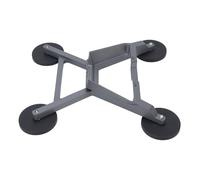 Supporto per tettuccio apribile per per auto in lega di alluminio ad angolo regolabile con ventosa satellitare rettangolare per la ricezione del segnale mini grigio