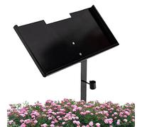 Supporto per Tomba, per Pietre - Supporto per Lavagna commemorativa in Metallo Inossidabile, Decorazione per cimitero, Ideale Come Regalo per Giardino, Prato, Cortile, Robusto Supporto in di