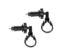 Supporto per torcia elettrica per bicicletta, rotazione a 360 gradi, morsetto per torcia, per strada, mountain bike, ciclismo, pendolarismo, guida notturna, scooter, viaggi all'aperto