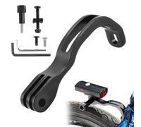 Supporto per torcia elettrica per bicicletta - Supporto per luce anteriore della bicicletta, supporto per luce della anteriore in lega di alluminio inossidabile, supporto per luce regolabile