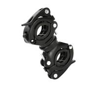 Supporto per torcia per bici, Supporto per torcia per bici manubrio con | Girevole a 360 gradi Installazione semplice, forniture per ciclismo, per biciclette, lucchet