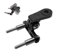 Supporto per torcia per bicicletta - Lega di alluminio Abs 6X3X5Cm 42G | per lampada a LED per luce anteriore da ciclismo | Accessorio per montaggio faro per bici da strada di montagna | Sicure