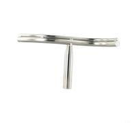 Supporto per tornio curvo a forma speciale da 30,5 cm, con palo da 25 mm, in acciaio inox, per lavorazione del legno e tornitura a ciotola, mini o per torni MIDI, design resistente all'usura e