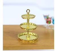 Supporto per torta per casa delle bambole, porta cupcake, 1/12, modello di gioco