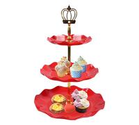 Supporto Per Torta Trasparente 6-in-1 Multifunzione - Quadrato In Plastica Per Dolci, Dessert, Frutta E Pasticceria - Ideale Come Base E Portatorte Per Ogni Occasione