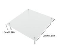 Supporto per torte display dessert 1 pz 15 cm/20 cm/25,4 cm/30 cm acrilico facil