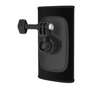 Supporto per tracolla multiposizione per action, caratterizzato da un design stabile a due punti e un robusto accessorio per fotocamera da guida per bici da costruzione