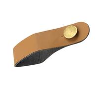 Supporto per tracolla per chitarra, con chiusura sicura, per chitarra, in pelle, per ukulele e basso