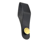 Supporto per tracolla per chitarra in pelle con adattatore per paletta regolabile cintura accessori sicuri pulsante per collo chitarra