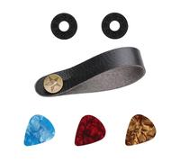 Supporto per tracolla per chitarra, in pelle, per ukulele basso, in pelle