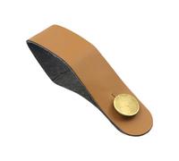 Supporto per tracolla per chitarra Pulsante di blocco sicuro Cinghia da collo Pulsante Adattatore per paletta in pelle Cravatta per Ukulele Basso in pelle Headstock Adapter Tie