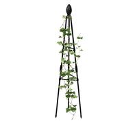Supporto per traliccio da giardino: obelisco in ferro resistente, torre da arrampicata resistente alle intemperie, costruzione del telaio forte e stabile, elegante decorazione esterna | Traliccio