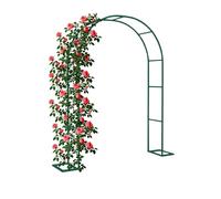 Supporto per traliccio per piante rampicanti, in metallo, con base, decorazione per feste di nozze, patio, prato, altezza 200/220/230 cm, disponibile in nero, bianco, verde