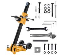 WABROTECH WT45S Supporto per Carotatrice Inclinabile con Rulli di Trasporto 60mm - Supporto per Carotatriice 12kg - Suporto per Carotatrice per Carotaggio - Ausilio per la Foratura Guida per Foratura