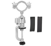 Supporto per trapano elettrico a 360°, supporto regolabile per trapano per forature e smerigliature di precisione, con morsetto da banco per officina fai-da-te e uso domestico