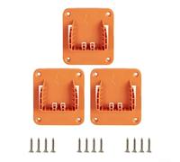 Supporto per trapano RIDGID 18 V Li-Ion - Heavy Duty ABS Wall Dock, per garage officina, facile da installare con viti incluse (non per Ni-Cd) (3 pezzi)