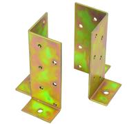 SUPPORTO PER TRAVI IN LEGNO UNIVERSALE mm. 70x70x180 in acciaio tropicalizzato