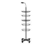 Supporto Per Treccine Rack Organizzatore Altezza Regolabile | Supporto Espositivo Per Postazione Salon Servizio Intreccio Installazione Extension Styling Mobile Formazione Bellezza
