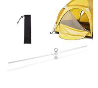 Supporto per treppiede da campeggio - Treppiede triangolare, supporto pieghevole da campeggio, robusto equipaggiamento in lega di alluminio, facile da trasportare per barbecue