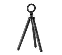 Supporto per treppiede da tavolo per telefoni cellulari Luce di riempimento Facile installazione Rimozione Clip del supporto del telefono a sgancio rapido