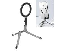 Supporto per Treppiede del Telefono Magnetico, Bastone per Tasca per Selfie Selfie Pieghevole con Foro a Vite da 1/4 Pollice, Supporto per Telefono Magnetico per il Viaggio di