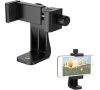 Supporto per treppiede per cellulare, con rotazione a 360° e inclinazione di 180°, morsetto universale per smartphone, compatibile con i-Phone, Samsung e tutti gli smartphone per lo streaming live