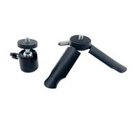 Supporto per treppiede per smartphone con fori per viti da 1/4 di pollice Morsetto antiscivolo sicuro per Vlogger Creatori di contenuti Stabilizzatore leggero Treppiede compatibile