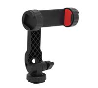 Supporto per Treppiede per Telefono, Adattatore per Treppiede Verticale e Orizzontale Staffa Girevole a 180° con Vite da 1/4 di Pollice, Clip Regolabile per Telefono Cellulare,