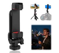 Supporto per treppiede per telefono con rotazione a 360 gradi, adattatore universale multifunzionale per treppiede per cellulare, rotazione a 360 gradi, compatibile con fotografi