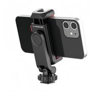 Supporto per treppiede per telefono Lanxire ST-06S, supporto per telefono, 360 ° Testa a sfera e doppia scarpa fredda, supporto Vlog universale per iPhone/Samsung (Vlog)