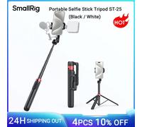 Supporto per treppiede per telefono SmallRig con telecomando, treppiede portatile per Selfie Stick ST-25 nero per iPhone per Android per registrazione Video-4729