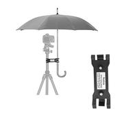 Supporto per treppiedi con clip ombrello per fotocamera esterna portatile infrangibile per pioggia sole adatto a mini ombrelli e treppiedi leggero e durevole per fotografia all'aperto