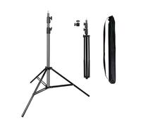 Supporto per treppiedi con imbottitura a molla, supporto leggero, adattatore universale per studio monolight softbox riflettore fotografia ritratto videocamera, supporto leggero con 1/4", 110"/2,8 m