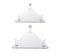 Supporto per tribuna da calcio, supporto per la palla del supporto per il display trasparente, supporto a sfera per supporto acrilico, per palla di rugby di pallavolo da pallavolo（2 pezzo）