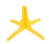 Supporto per Tromba Staccabile Portatile Base Stabile Gialla | Plastica Semplice ed Elegante, per Prove in Banda e Palco, Trasporto Facile, Protezione Nelle Pause
