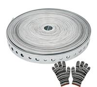 Supporto per tubi con nastro da appendere, morsetto per filo tagliabile | Staffa di fissaggio per montaggio per condotti esterni, grondaie, radiatori, idrauliche, carpenteria